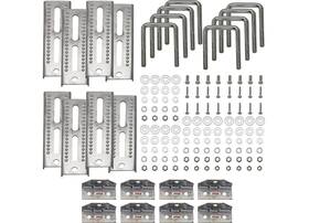 3006.7027 Extreme Max 8 Inch Galvanized Swivel-top Bunk Bracket For 3x3 Trailer 8pk