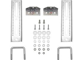 3006.7029 Extreme Max 10 Inch Galvanized Swivel-top Bunk Bracket 1.5x3 Trailer 2pk