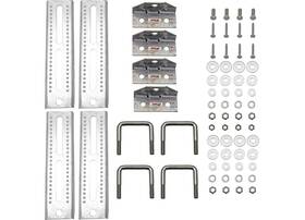 3006.7032 Extreme Max 10 Inch Galvanized Swivel-top Bunk Bracket 1.5x3 Trailer 4pk