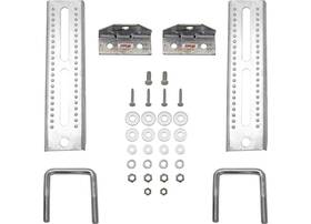 3006.7038 Extreme Max 10 Inch Galvanized Swivel-top Bunk Bracket For 2x3 Trailer 2pk