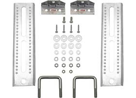 3006.7041 Extreme Max 10 Inch Galvanized Swivel-top Bunk Bracket For 2x3 Trailer 4pk