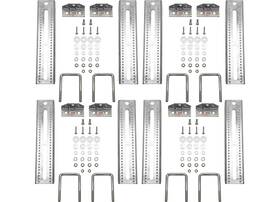 3006.7052 Extreme Max 10 Inch Galvanized Swivel-top Bunk Bracket For 3x3 Trailer 8pk