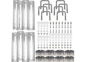 3006.7078 Extreme Max 12 Inch Galvanized Swivel-top Bunk Bracket For 2x3 Trailer 8pk