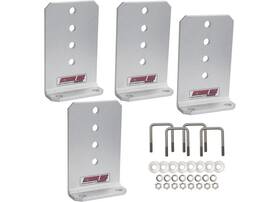 3006.7112 Extreme Max Vertical Pontoon Bunk Bolster L-bracket - Set Of 4