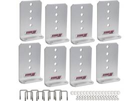 3006.7115 Extreme Max Vertical Pontoon Bunk Bolster L-bracket - Set Of 8