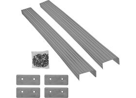 3006.8894 Extreme Max Synthetic Bunk Cover Kit 12ft Glide For 2x4 Bunks - Gray