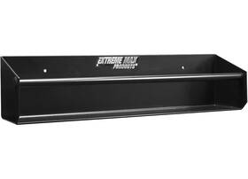 5001.6137 Extreme Max Wall-mount Aluminum Tie-down Hanger Rack Shelf - Black