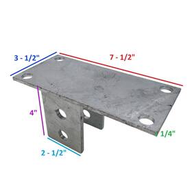 250-024766-10 Ez Loader Boat Trailer Spring Hanger Bracket Galvanized