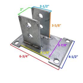 250-024935-10 Ez Loader Boat Trailer Spring Hanger Bracket For Aluminum