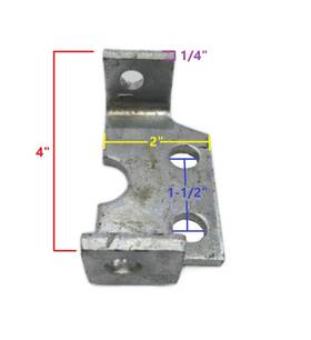250-028386-10 Ez Loader Boat Trailer Crossmember I-beam Hanger Mount Bracket Rf Lr 25002838610