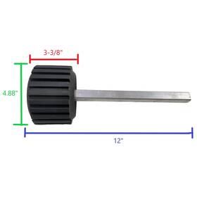 300-025381 Ez Loader Boat Trailer Single Roller 13 Inch Straight Arm Aluminum