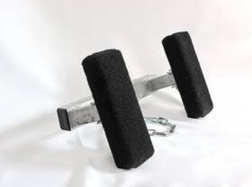 411-bw-stop-asm Ez Loader Pontoon Boat Trailer Push Bow Stop With Bunks Safety Chain