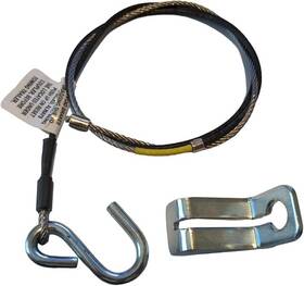 250-031977 Ez Loader Boat Trailer 15 Inch Breakaway Cable For Dexter Ufp A75 And A84 Actuator Silver