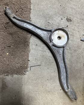 R15748 Ez Loader Bent Arm Roller Support Yoke Toggle Boat Trailer Used Part