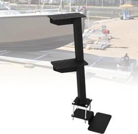 Fanthorn 629831749379 Heavy Duty Boat Trailer Steps Non-slip Long Handrail Adjustable 460lbs Capacity