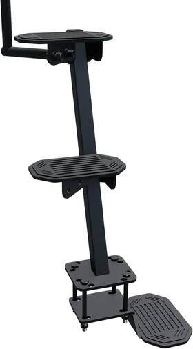Fanthorn 762949291405 Heavy-duty Triple Step Boat Trailer Steps With Handle 3 For Bass