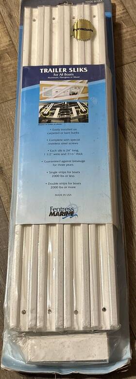 Ts-16s Fentress Marine Boat Trailer Bunk Sliks 2ft White Set Of 16