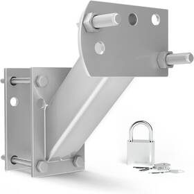 Fieryred 768571848949 Trailer Spare Tire Mount With Lock