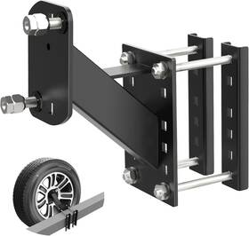 Fl-bytj02 Fioracl Trailer Spare Tire Mount Carrier For Utility Fits 4 Black