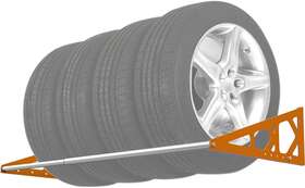 Fl-ltqj02 Fioracl Tire Rack Adjustable 31 Inch -56 Wall Mount Holder With Heavy