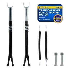 3465-m2-ns Five Oceans 2-pack Transom Saver For Outboard Motor 20.5 Inch - 31 Fits Up To 200hp Outboards