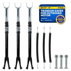 3465-m3-ns Five Oceans 3-pack Transom Saver For Outboard Motor 20.5 Inch - 31 Fits Up To 200hp Outboards