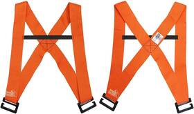 Ffh2 Forearm Forklift Harness - 2 Harnesses Only Requires Center Straps Orange
