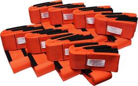 L74995cn8 Forearm Forklift 2-person Lifting And Moving Straps Lift 8-pack Orange