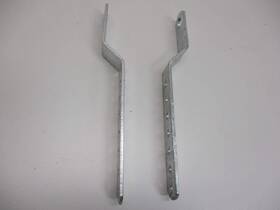 Freeagain 758300444948 Boat Trailer Keel Roller Adjustable Bracket Kit/two Galvanized 11.5 Inch Brackets