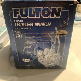 142400 Fulton Trailer Winch Two-speed 2 000 Lb. Capacity No Strap