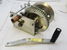 142421 Fulton Trailer Winch 2-speed 3 200 Lbs. Capacity No Strap 10 Inch Handle