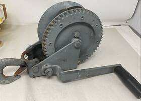 T1801 Fulton-mosinee Trailer Winch With 2 Inch Strap Works Great