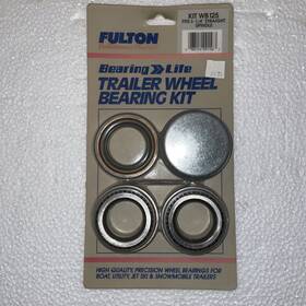 Wb125 Fulton Trailer Wheel Bearing Kit 1-1/4 Inch Straight Spindle 2 Cones And Races