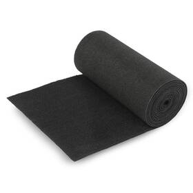 Alo858933 G-plus 12 Inch X 12ft Ribbed Bunk Carpet / Marine Boat Trailer Runners Outdoor - Black