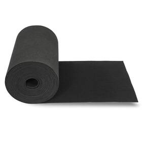 Alo886522 G-plus 18 Inch X 50ft Ribbed Bunk Carpet / Marine Boat Trailer Runners Outdoor - Black