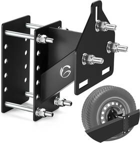 3-nuts Gadfish G001 Spare Tire Carrier Mount Design Trailer Bracket Heavy Duty
