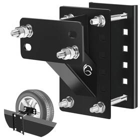 Rn-4i48-64x9 Gadfish Spare Tire Carrier Mount Boat Trailer Black