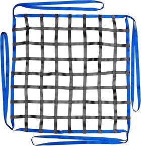 1x1m Gaitwin 768459783553 Safety Cargo Lifting Net Straps Flat Nylon Sling Hoisting Loading Black