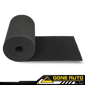 Gon221781 Gone-auto 18 Inch X 50ft Ribbed Bunk Carpet / Marine Boat Trailer Runners Outdoor - Black New