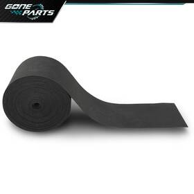 0225-6 Goneparts Ribbed Bunk Carpet / Marine Boat Trailer Runners Outdoor - 12 Inch X 100ft Black