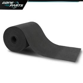 0306-13 Goneparts 18 Inch X 50ft Marine Boat Trailer Runners/ Ribbed Bunk Carpet / Outdoor - Black