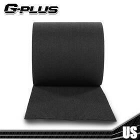 Gpl231823 Gplusmotor Black Ribbed Bunk Carpet / Marine Boat Trailer Runners Outdoor - 12 Inch X 50ft
