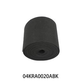 Gd021408 Grandorange Black Ribbed Bunk Carpet / Marine Boat Trailer Runners Outdoor - 12 Inch X 75ft