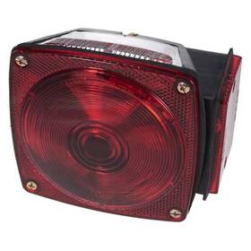 53672 Grote Red Square Under 80 Inch Submersible Left Side Tail Light