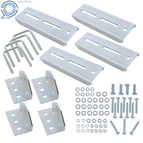 Hp108405 Happy19star 4 8 Inch Galvanized Swivel Top Bunk Bracket Kit With Hardware For 2x3 Boat Trailer