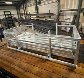 T-3x33 Hd Trailer Solutions T-3x33/168 Galvanized Boat Tongue 8ft Long 3x3 3/16 Inch Thick