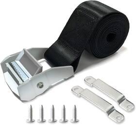 X1.49 Hehaha 194230096299 Battery Box Tie/hold Down Strap Kit 59 Inch Anti-uv Black Tie Large