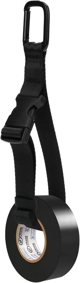 Homakover 604348767931 Electrical Tape Holder For Tool Belts Thong With Carabiner Clip