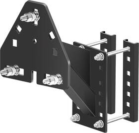 Homydom 763684328098 Trailer Spare Tire Mount For Utility Powder Black