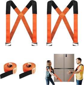Ilzar 201821436159 Furniture Moving Straps 2-person Lifting And 59.05 Inch X 5.9 Inches Orange